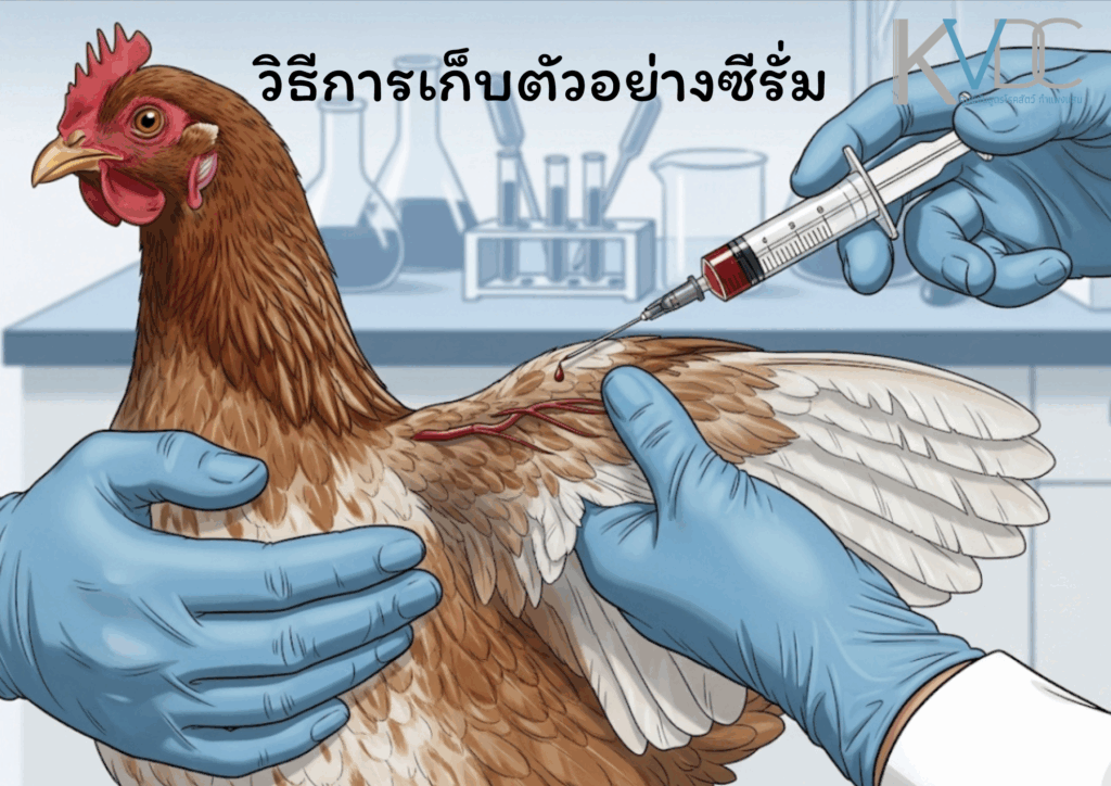 วิธีการเก็บตัวอย่างซีรั่ม